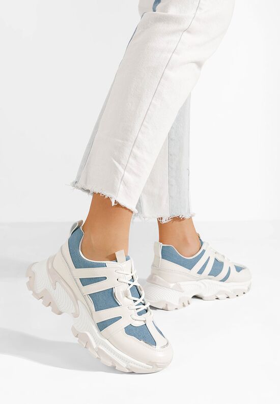 Sneakers s platformom Alonna plavi, Veličine: 36 - zapatos