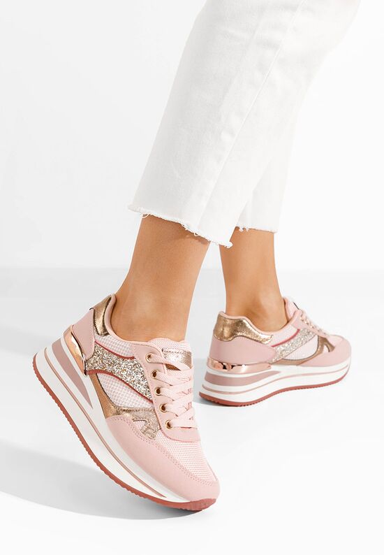 Tenisice sa platformom Camora ružičasto, Veličine: 39 - zapatos