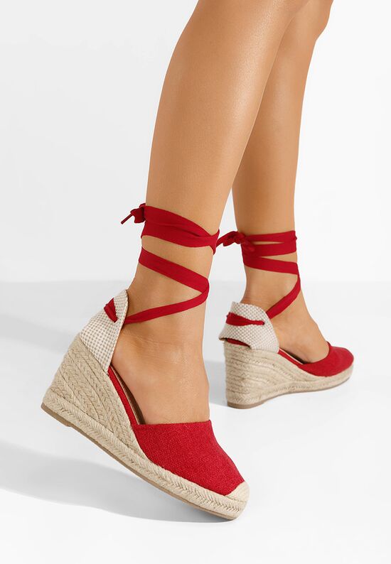 Espadrilles za ženske Vilena V3 crveno, Veličine: 36 - zapatos